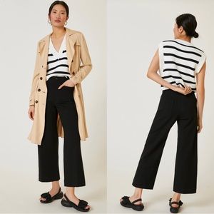 Maeve By Anthropologie The Colette
Crop Wide Leg Pant in Black size 31